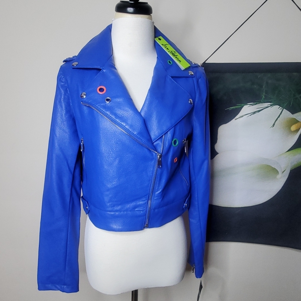 Sam Edelman Metal Eyelet Moto Jacket